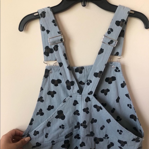 Boutique Cheetah Print Overall-Dress size small - Picture 3 of 4